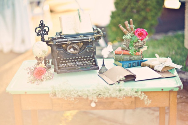 vintage-wedding-welcome-table-antique-typewriter-books-and-more.full